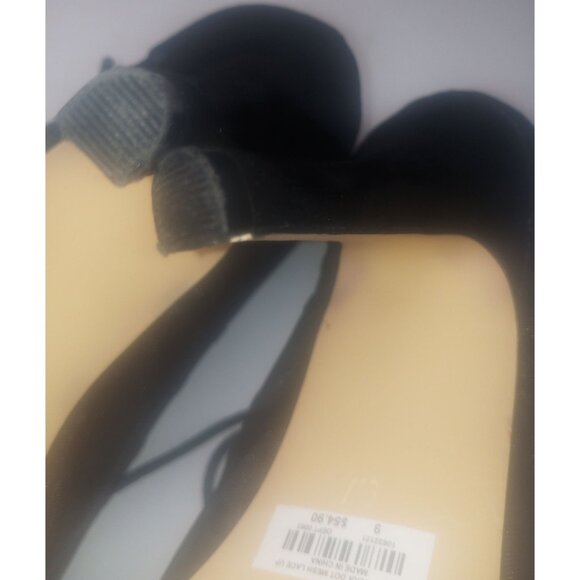 Torrid Black Polka Dot Mesh Lace Up Tie Zipper Stiletto Heels Size 9W - Picture 11 of 12